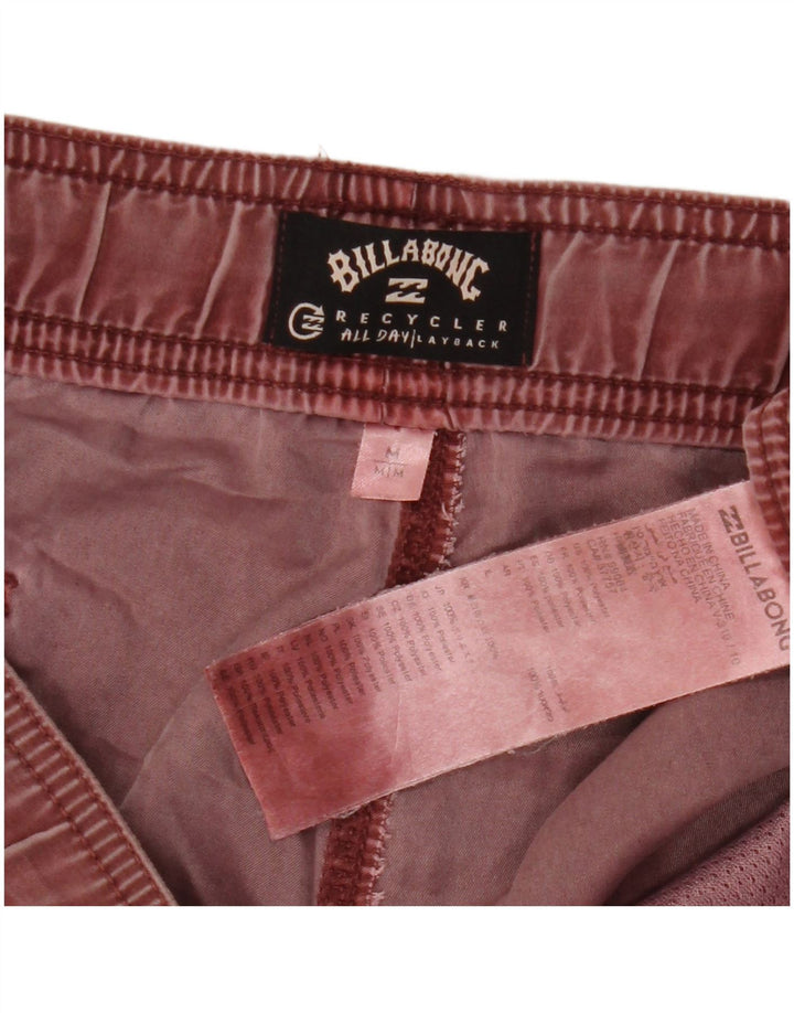 Billabong Mens Chino Shorts Médio W34 Marrom Poliéster