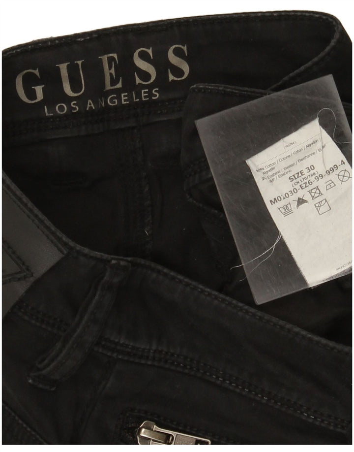 Guess Jeans Slim Feminino W30 L34 Algodão Preto
