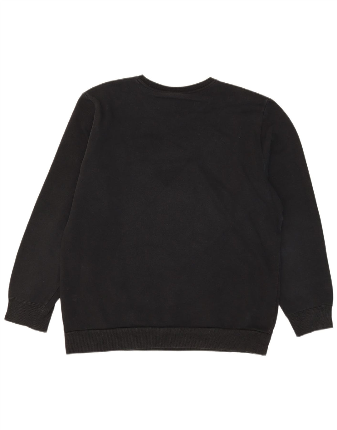 Adidas Mens Moletom Jumper Grande Algodão Preto