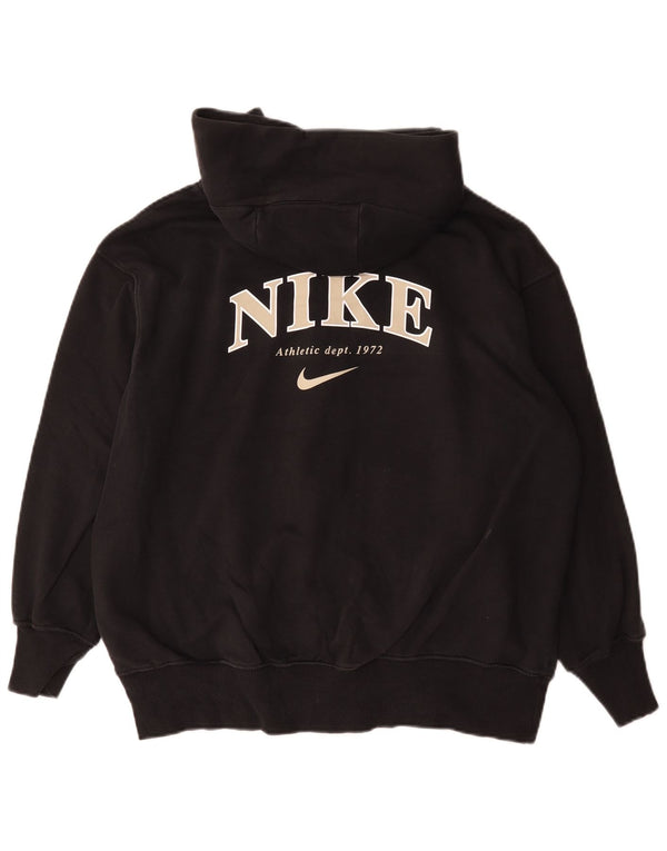 Suéter masculino Nike Graphic Loose Fit Zip com capuz XS de algodão preto