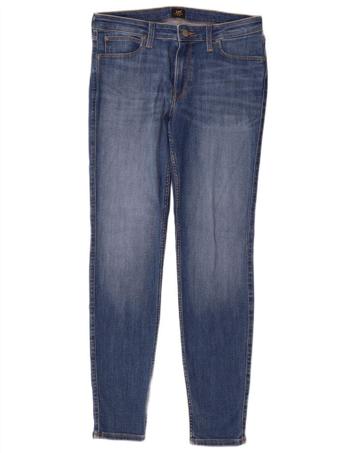 Lee Womens Scarlett Slim Jeans W32 L33 Azul Algodão