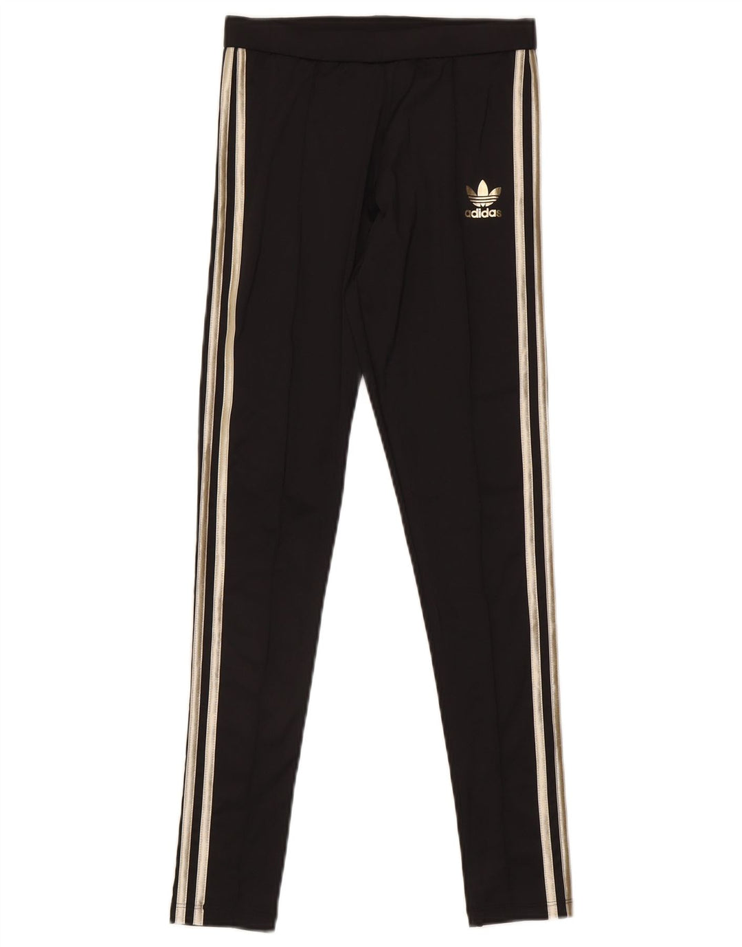 Leggings Adidas Femininas UK 8 Pequenas Poliéster Preto