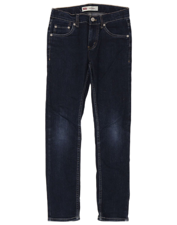 Levi's Boys 510 Skinny Jeans 11-12 Anos W36 L28 Azul Marinho Algodão