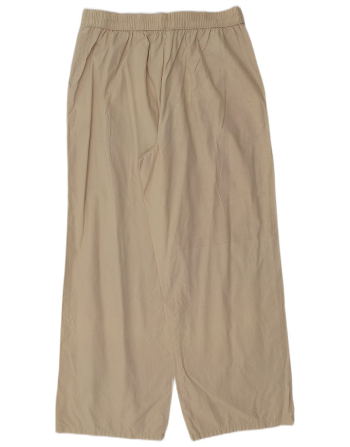 Calças cortadas femininas Marks & Spencer UK 14 médio W28 L26 bege