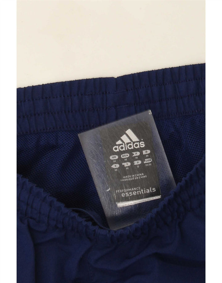 Calça de treino masculina Adidas Climalite médio azul marinho poliéster