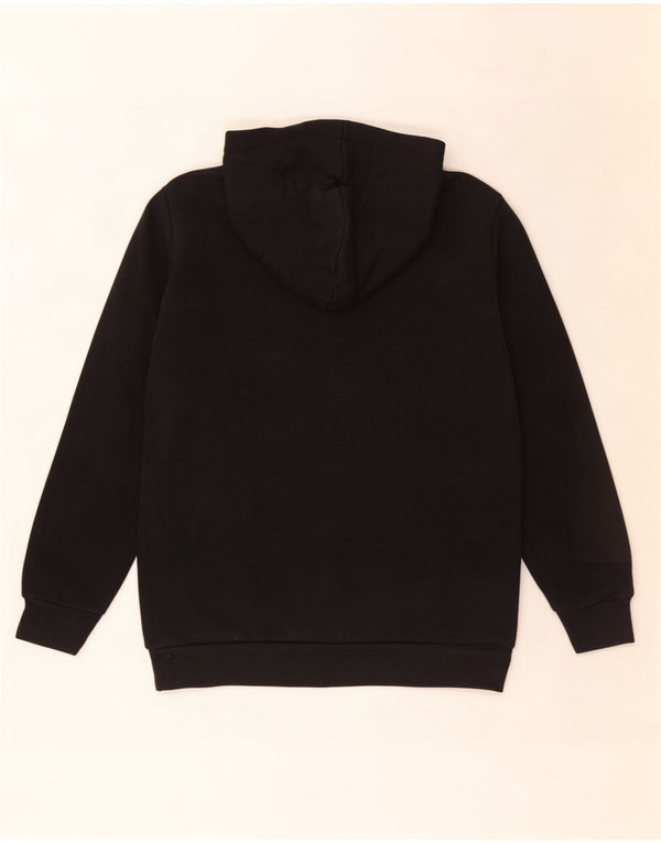 Adidas Mens Hoodie Jumper Médio Algodão Preto
