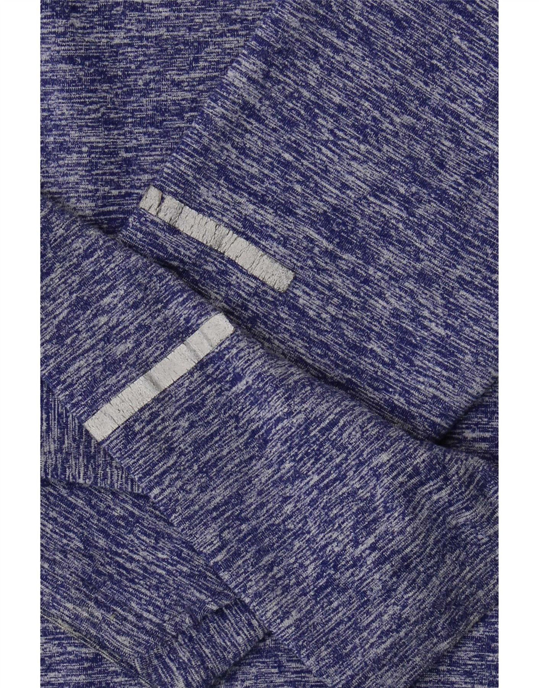 Nike Mens Dri Fit Zip Neck Pullover Treino Top Pequeno Roxo Salpicado