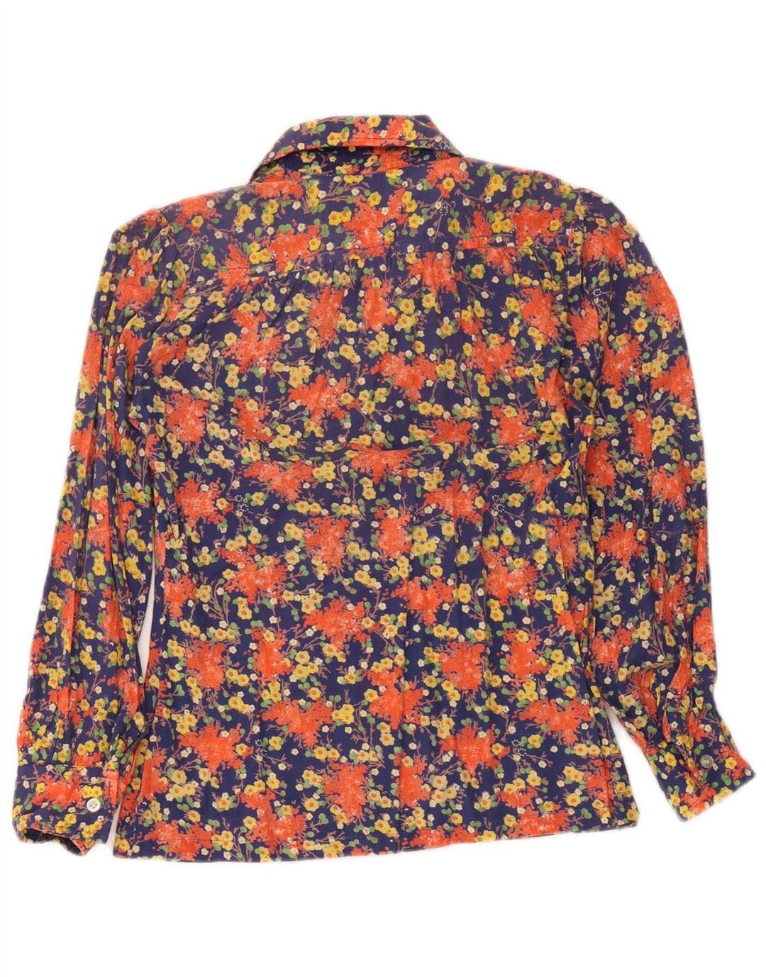 Blusa Camisa Feminina Vintage IT 42 Médio Multicolorido Floral