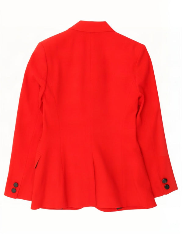 Jaqueta blazer feminina C'est Comme com 2 botões UK 14 vermelho médio