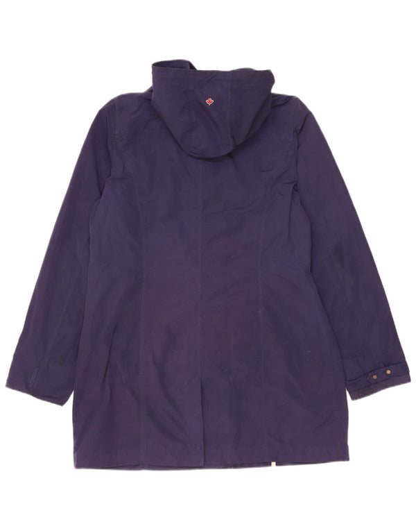 Canadiens Womens Hooded Raincoat IT 50 XL Navy Blue
