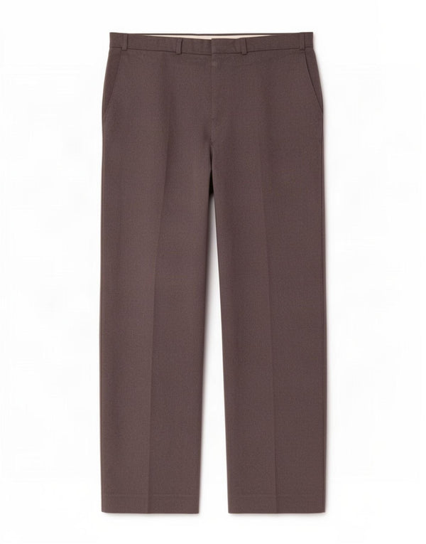 Calças masculinas Marks & Spencer St. Michael Straight Chino W38 L31 cinza