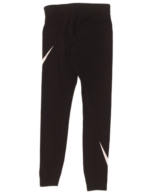 Leggings Nike Femininas Graphic UK 8 Pequenas Algodão Preto