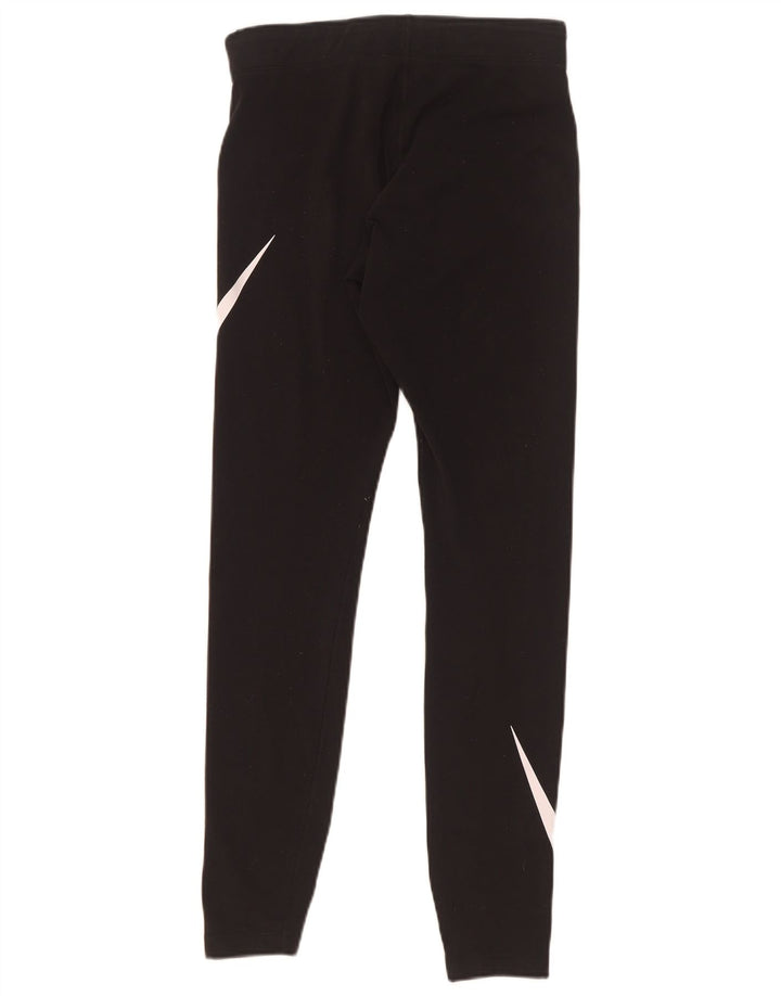 Leggings Nike Femininas Graphic UK 8 Pequenas Algodão Preto