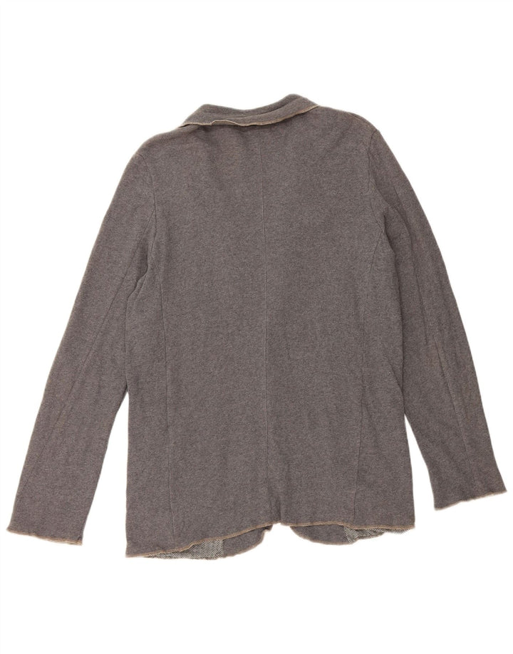 Suéter cardigã masculino ZARA XL cinza viscose