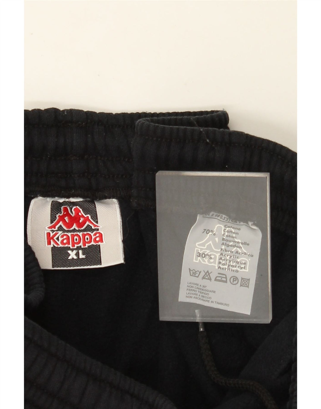 Calça de treino masculina KAPPA XL algodão preto