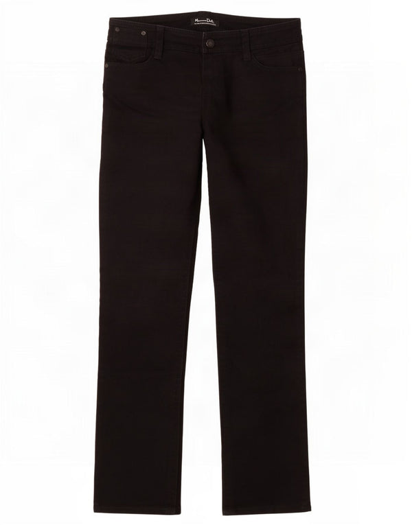 Jeans Slim Feminino Massimo Dutti EU 40 Médio W30 L30 Algodão Preto
