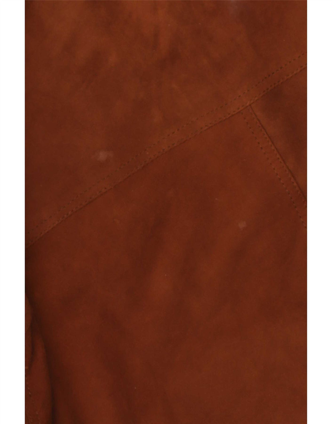 Jaqueta bomber masculina vintage de camurça Reino Unido 42 XL couro marrom