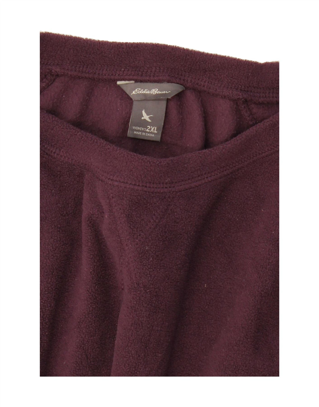 EDDIE BAUER Womens Fleece Jumper UK 20 2XL Purple Vintage Eddie Bauer and Second-Hand Eddie Bauer from Messina Hembry 