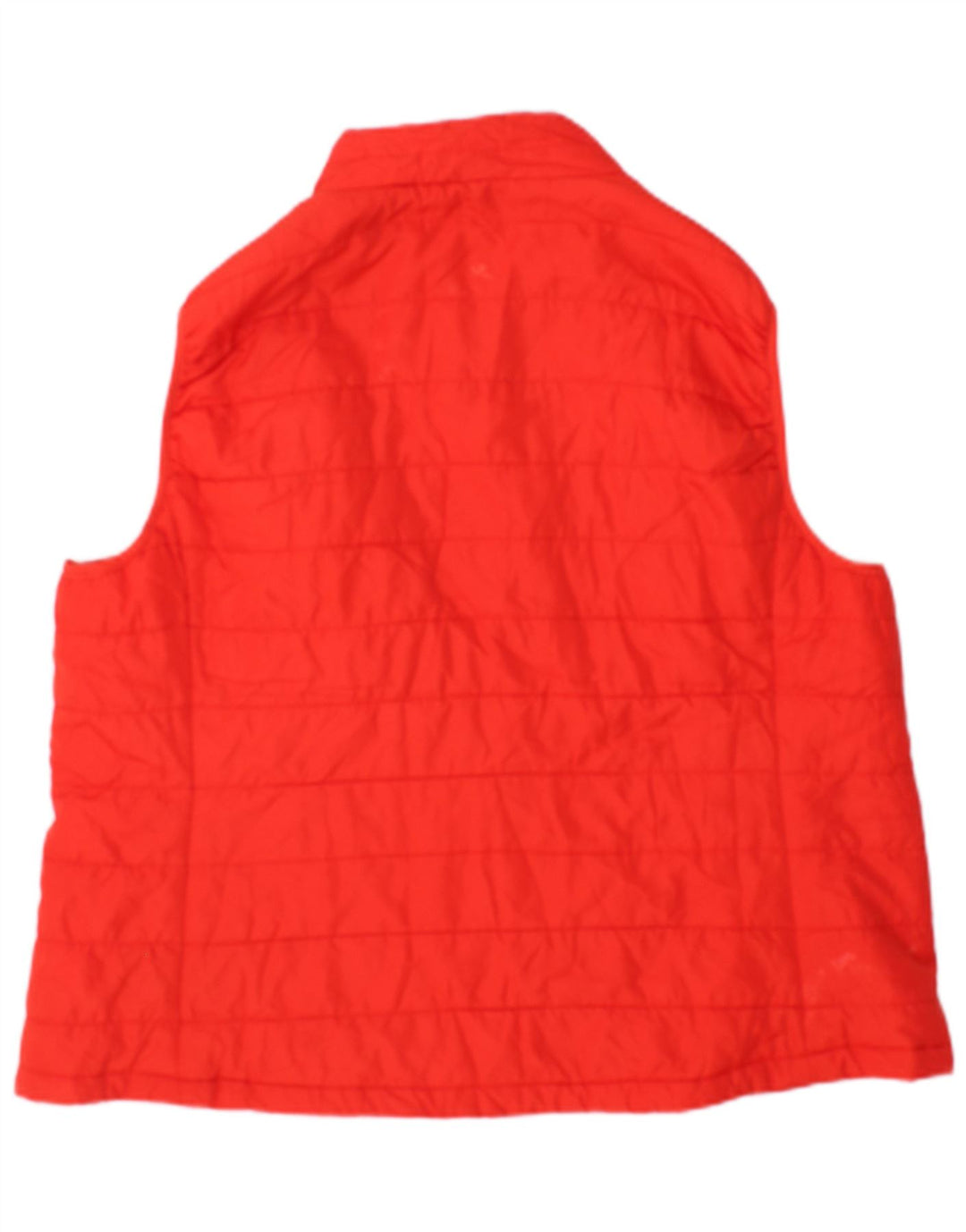 Colete acolchoado feminino Marks & Spencer UK 20 2XL poliéster laranja