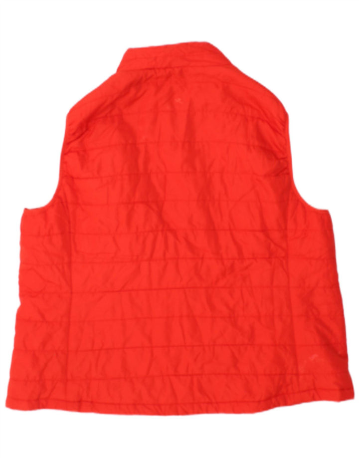 Colete acolchoado feminino Marks & Spencer UK 20 2XL poliéster laranja