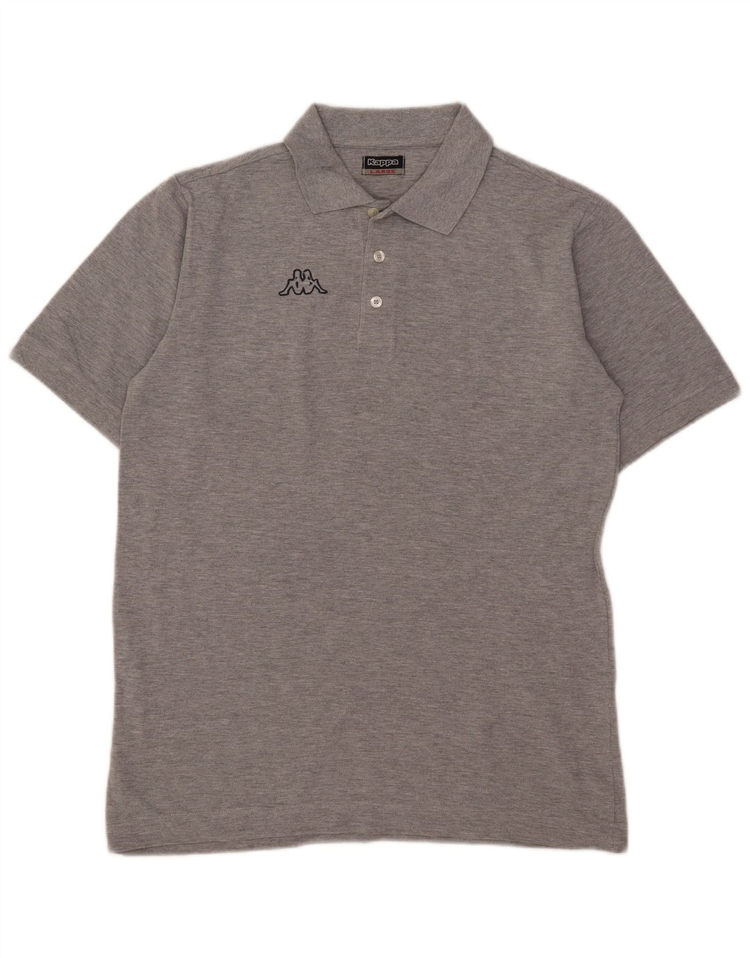 Camisa polo masculina Kappa grande cinza