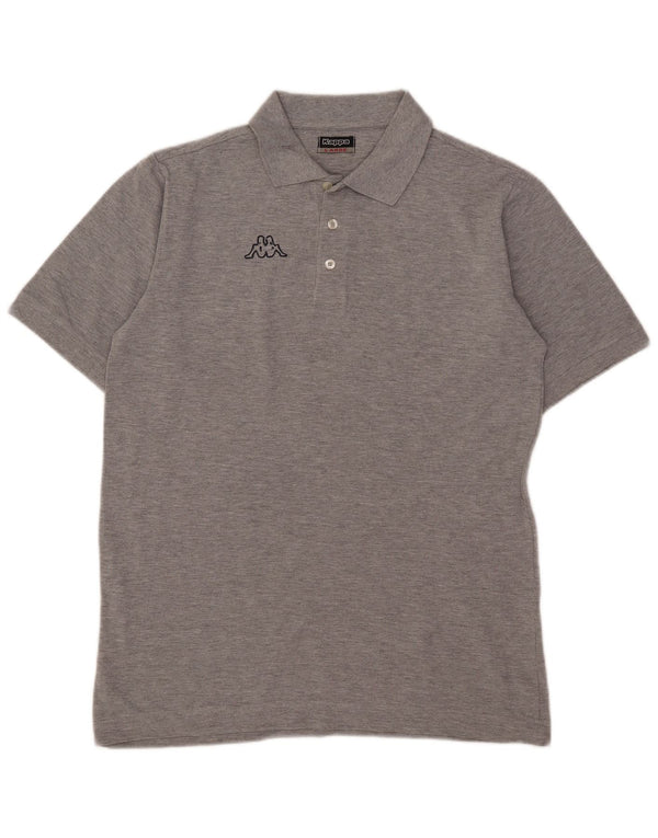 Camisa polo masculina Kappa grande cinza