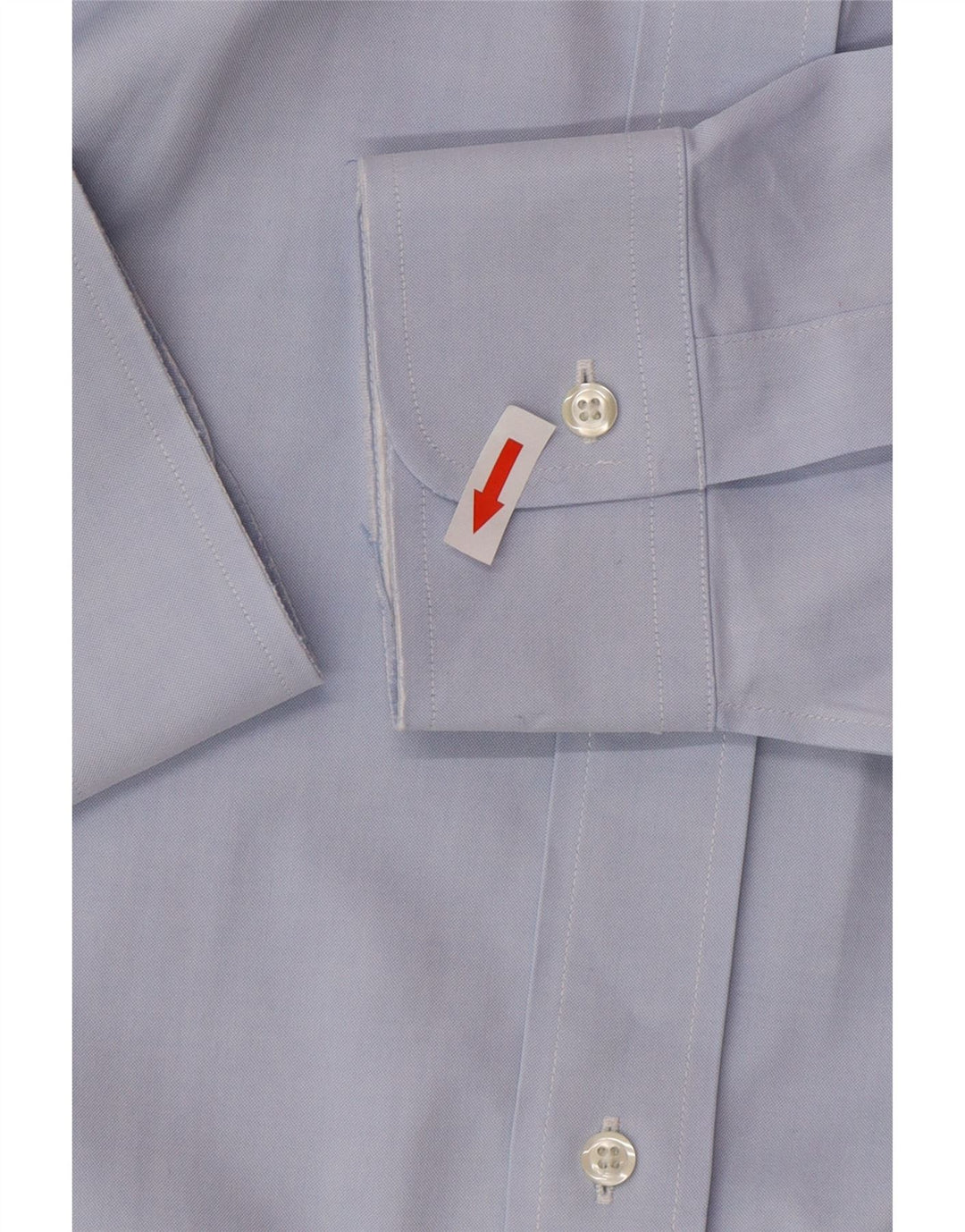 Camisa masculina Brooks Brothers tamanho 18 2XL algodão azul
