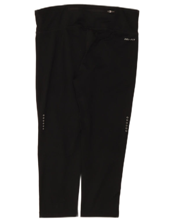 Leggings Nike Dri Fit Capri UK 8 Pequenas Pretas