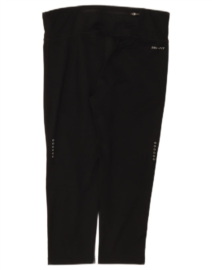 Leggings Nike Dri Fit Capri UK 8 Pequenas Pretas