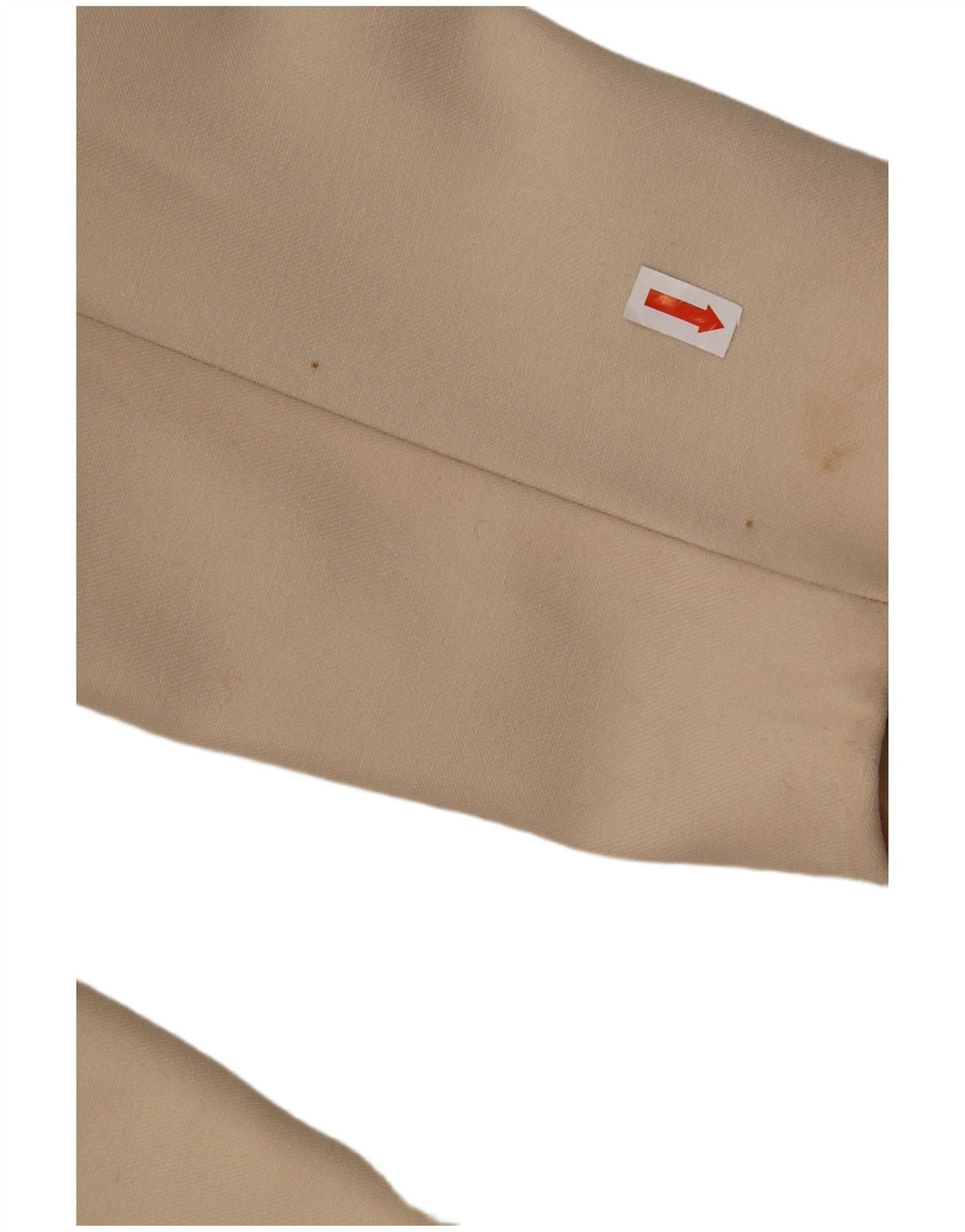 Jaqueta blazer feminina RALPH com 4 botões Reino Unido 16 grande lã virgem bege