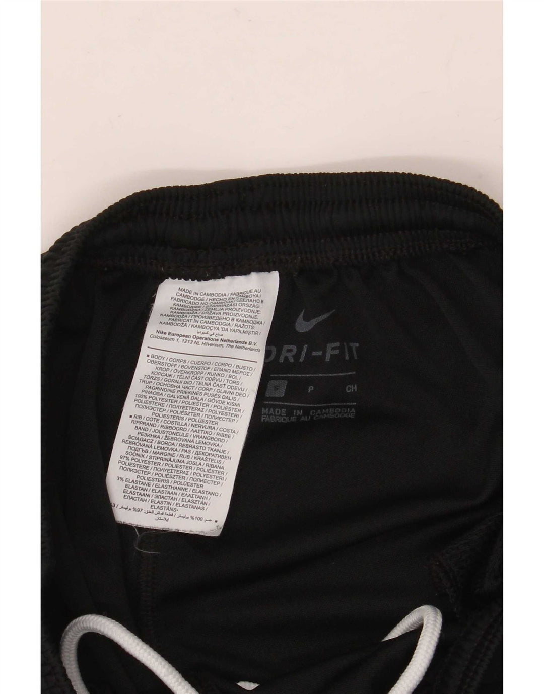 Calça Nike Mens Dri Fit Treino Pequeno Poliéster Preto