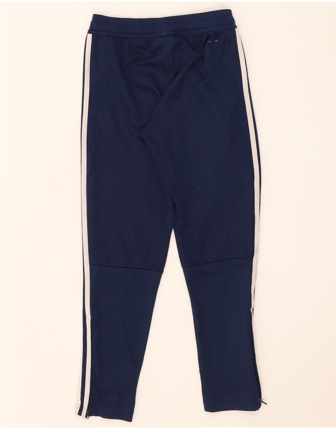 Calças de treino Adidas Boys Climacool 9-10 anos azul marinho poliéster