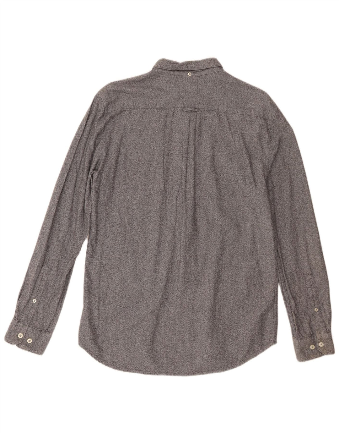 Camisa masculina Farah Slim Fit grande algodão cinza