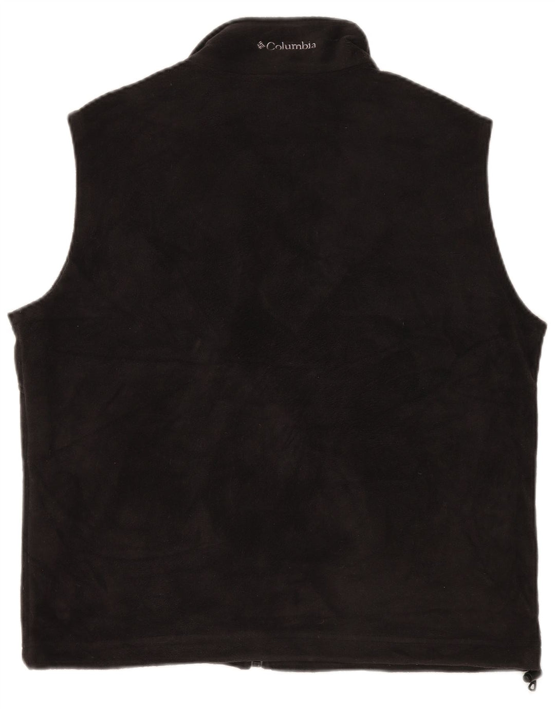 Colete de lã feminino COLUMBIA UK 16 grande poliéster preto