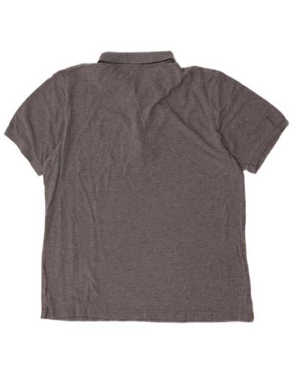 Camisa polo masculina Lyle & Scott 3XL algodão cinza