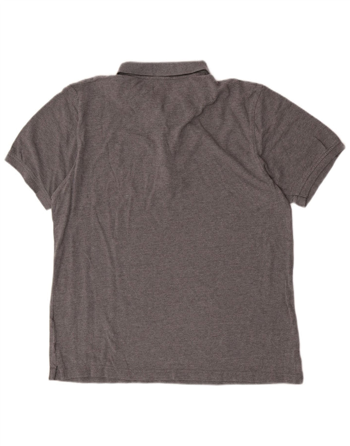 Camisa polo masculina Lyle & Scott 3XL algodão cinza