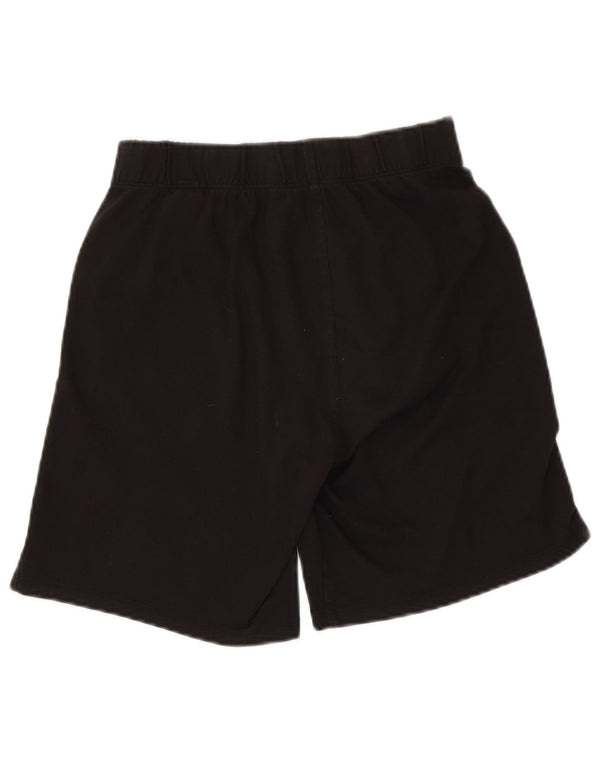 Shorts esportivos femininos ASICS UK 10 pequeno algodão preto