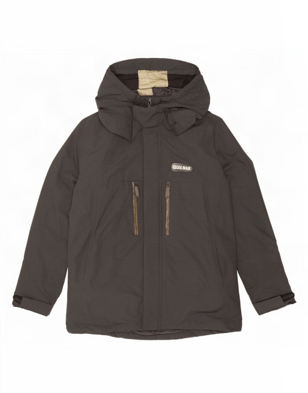 Jaqueta corta-vento masculina Colmar com capuz IT 56 XL cinza poliamida