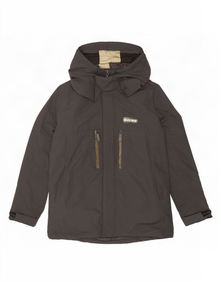 Jaqueta corta-vento masculina Colmar com capuz IT 56 XL cinza poliamida