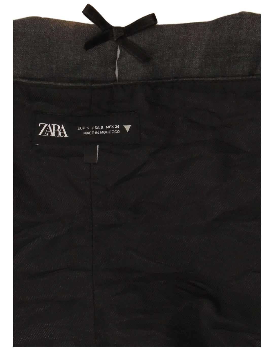 Zara Womens Crop Halter Top Reino Unido 8 Pequeno Cinza