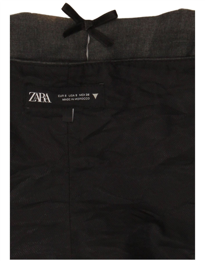 Zara Womens Crop Halter Top Reino Unido 8 Pequeno Cinza