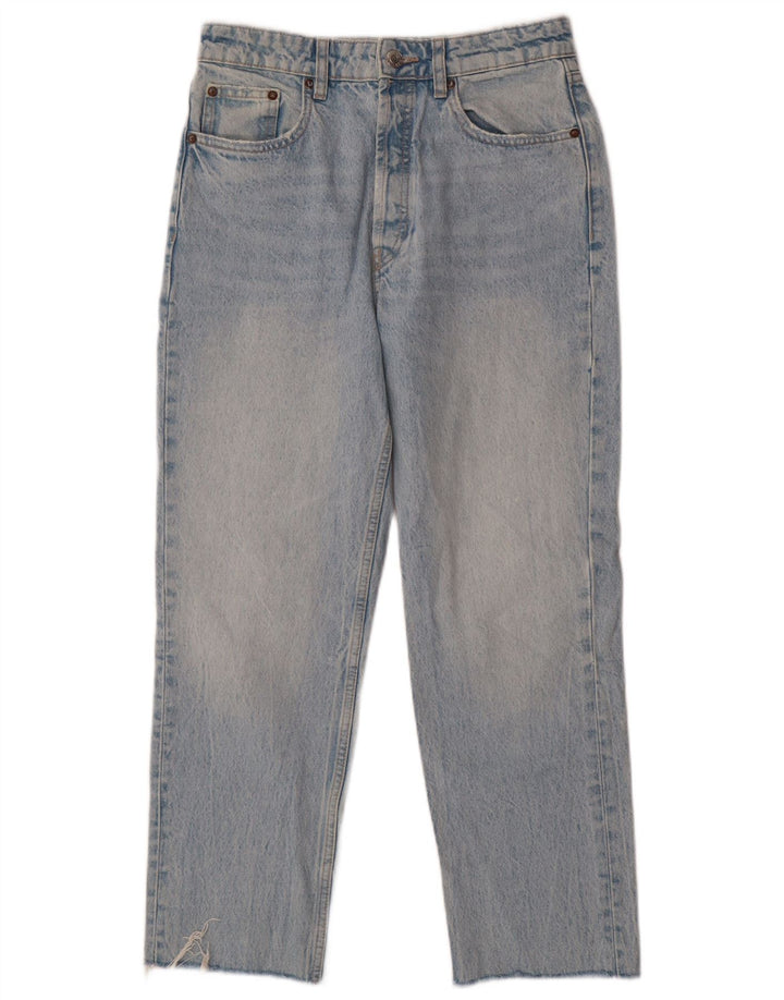 Calça jeans feminina ZARA EU 38 pequena W28 L25 algodão azul