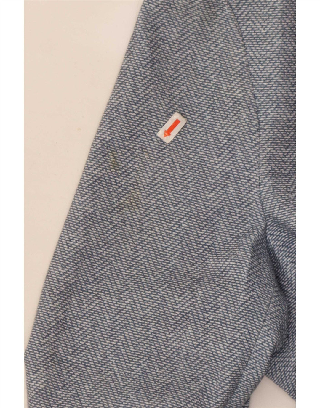 Jaqueta blazer masculina Zara com 2 botões EU 48 algodão azul médio