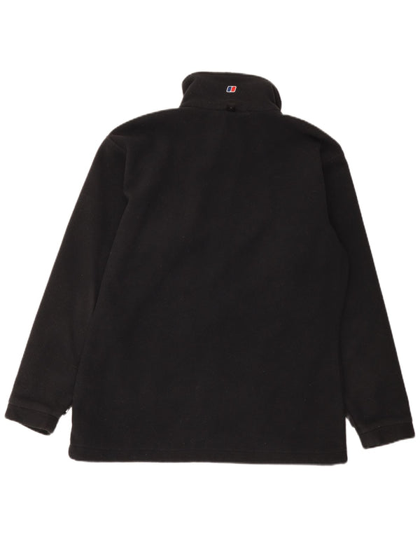 Jaqueta de lã feminina Berghaus UK 16 grande poliéster preto