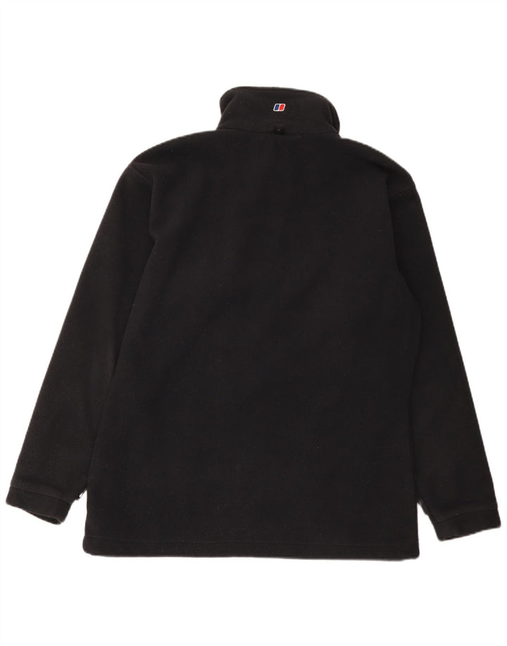 Jaqueta de lã feminina Berghaus UK 16 grande poliéster preto