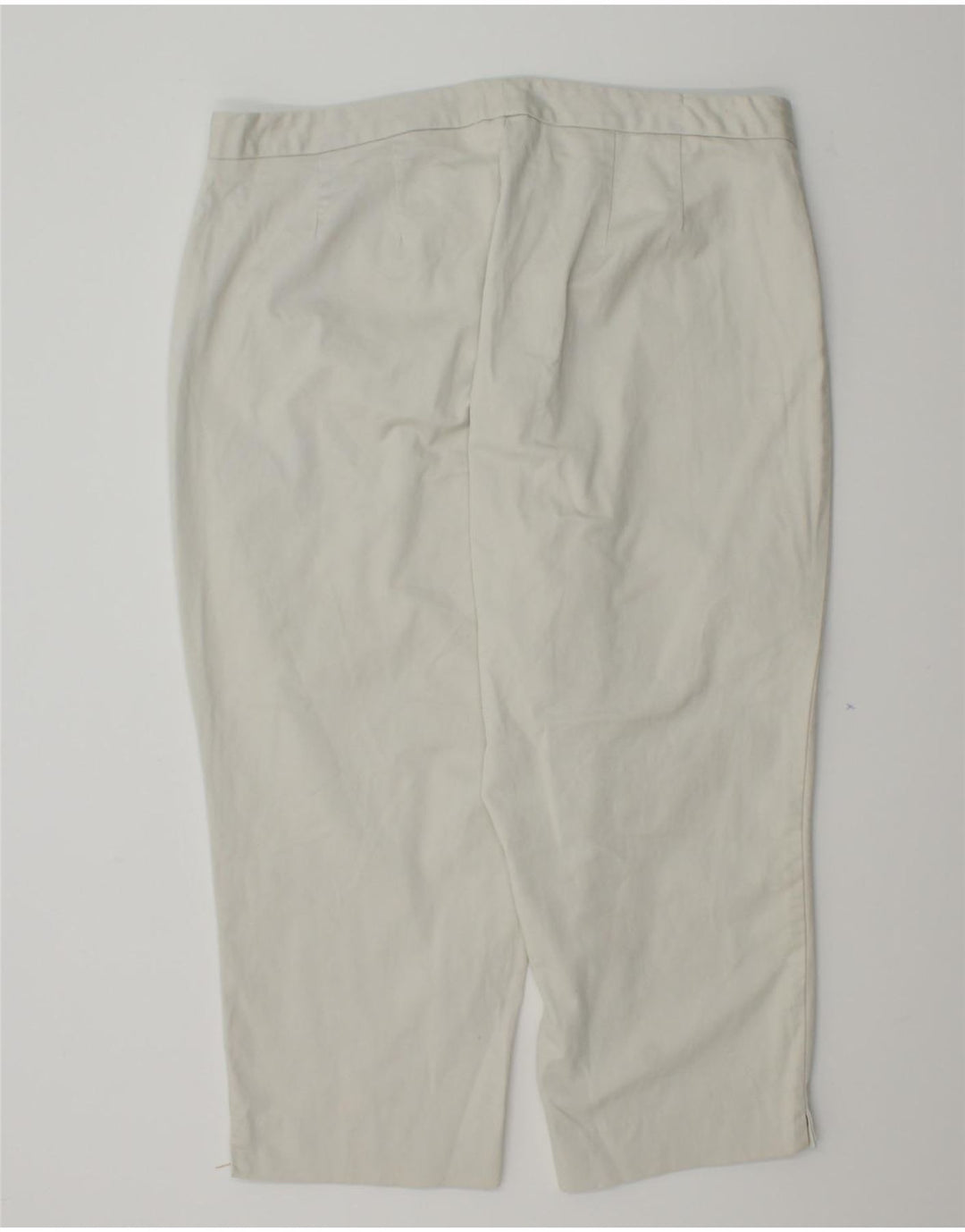 DOCKERS Womens Straight Capri Trousers US 18 2XL W38 L22 White Cotton Vintage Dockers and Second-Hand Dockers from Messina Hembry 