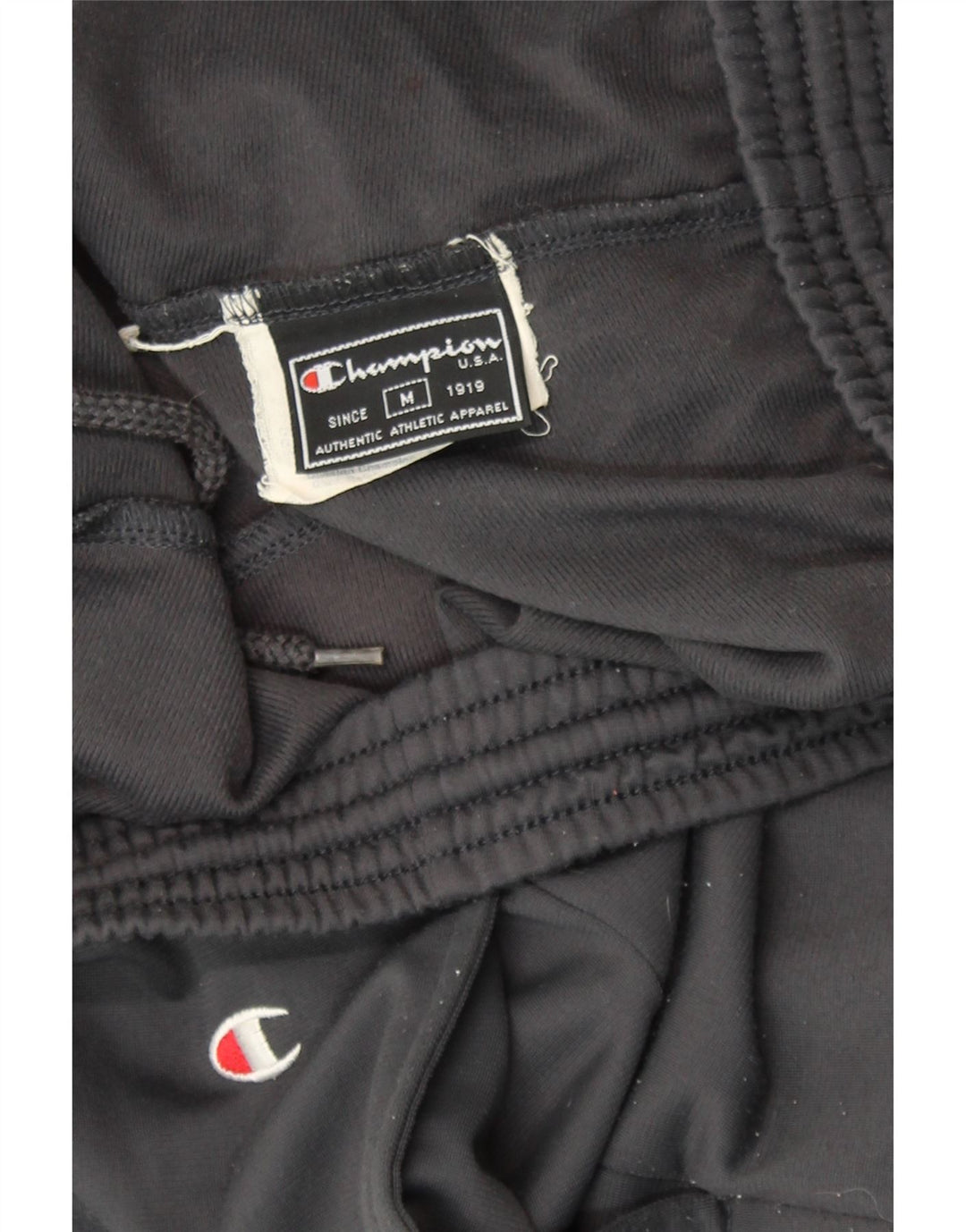 CHAMPION Mens Tracksuit Trousers Medium  Grey Polyester Vintage Champion and Second-Hand Champion from Messina Hembry 