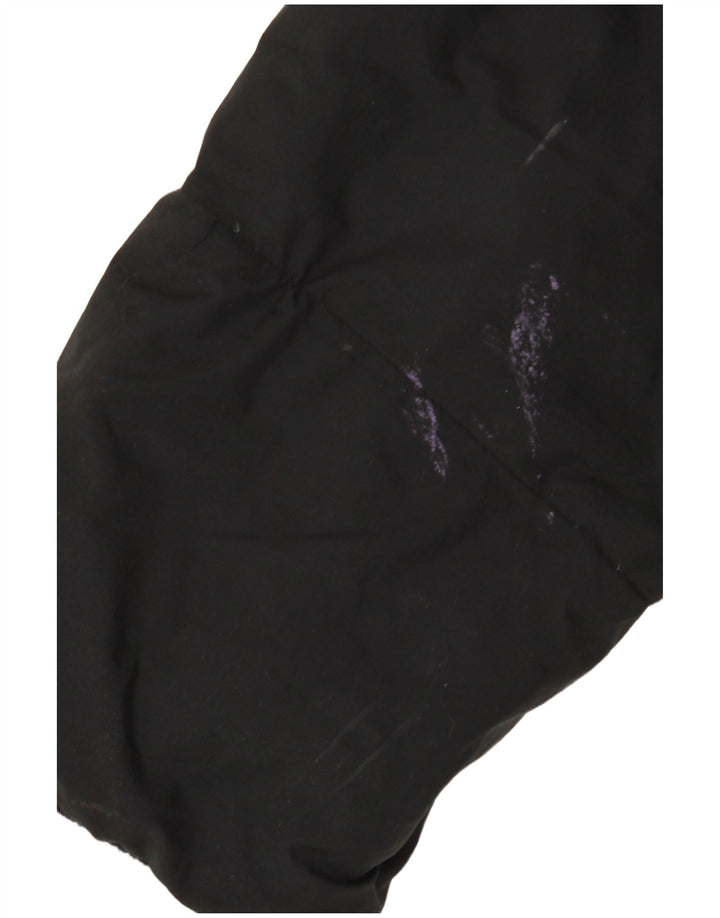 ADIDAS Womens Oversized Hooded Jacket UK 10 Pequeno Poliéster Preto