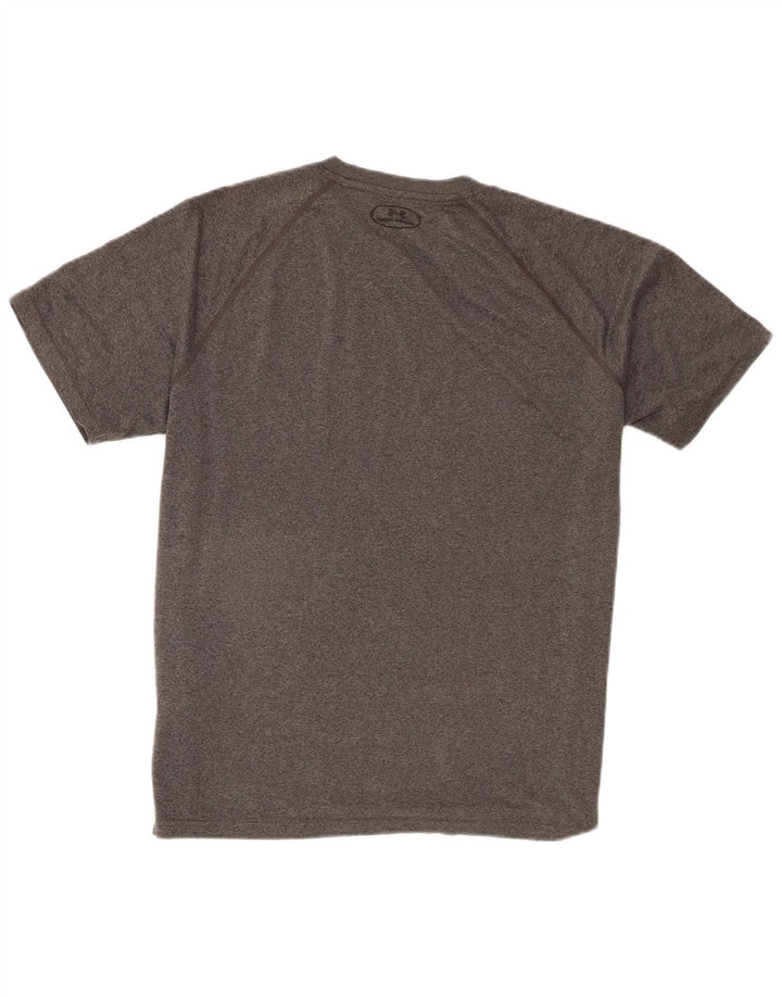 Camiseta masculina Under Armour grande poliéster manchado cinza