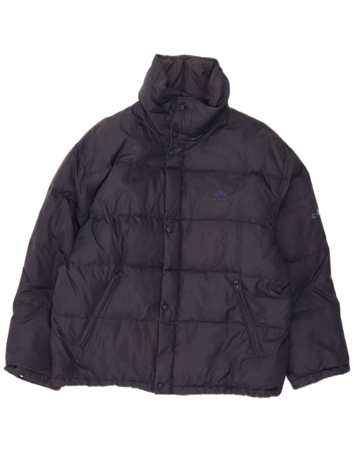 Ellesse Mens Padded Jacket UK 42 XL Navy Blue